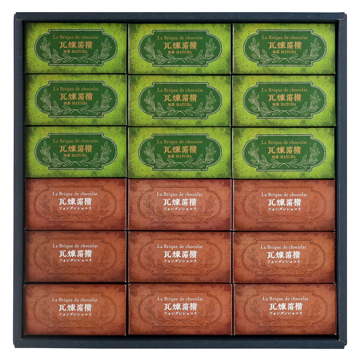横濱煉瓦 抹茶 アソート二種詰合せ18個入 (M9・R9) – 霧笛楼オンライン