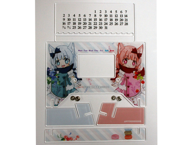 アクリル卓上カレンダー | 【MYDOO-INFO】