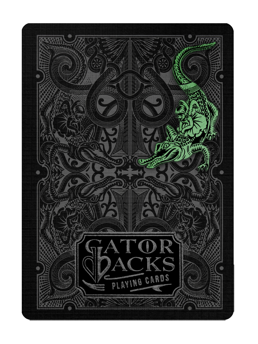 GREEN GATORBACKS by DAVID BLAINE (Green Gator/Black Tuck