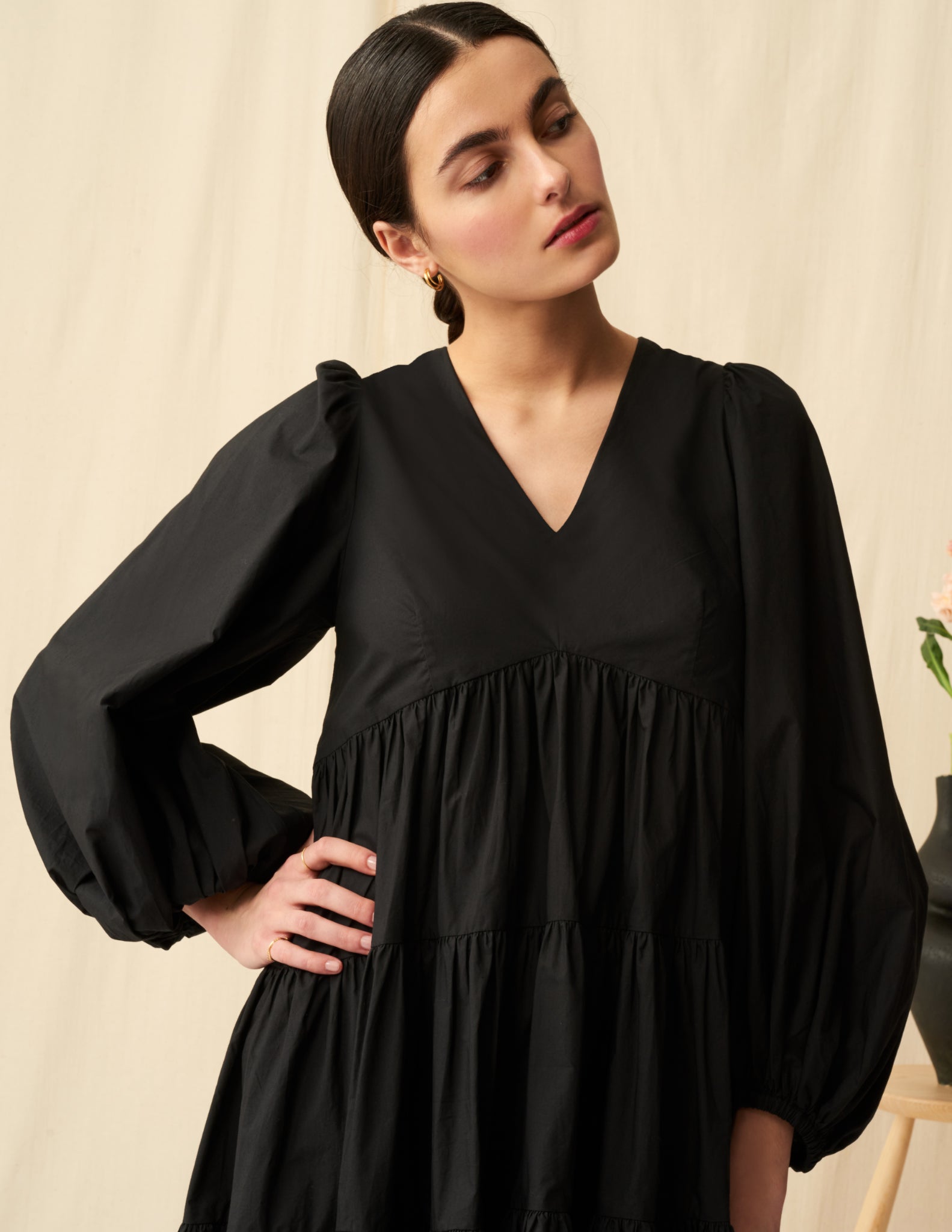 MARIHA(マリハ) エンジェルのミニドレス Onyx ワンピース 長袖