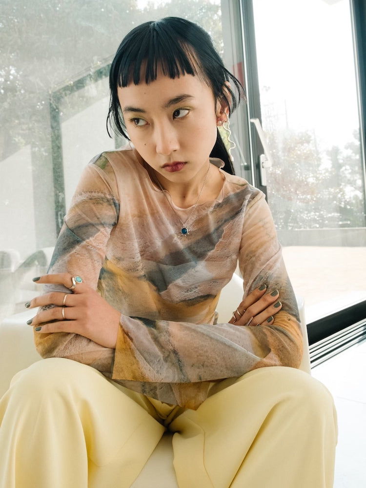 sahara Sheer Top｜サハラシアーカットソー – MARTE