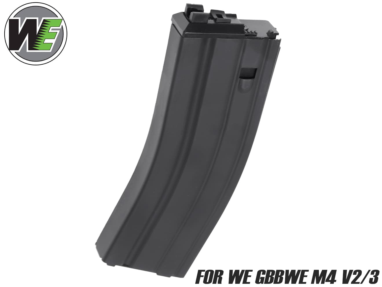 WE M4 V2/V3 GBB用 30連スペアマガジン BK | ミリタリーベース