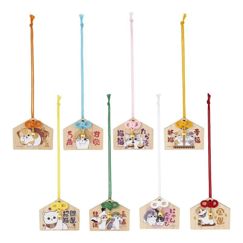 mofusand ごりにゃく トレーディング鈴付き絵馬ストラップ(全8種