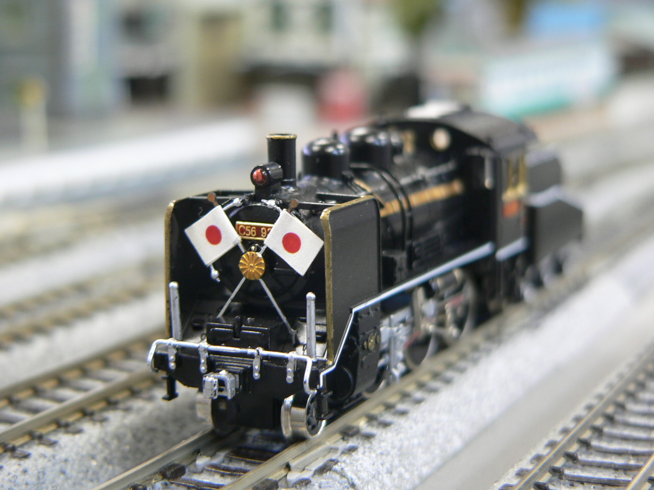 マイクロエースのC56をお召指定機化したC56-92号機お召指定機