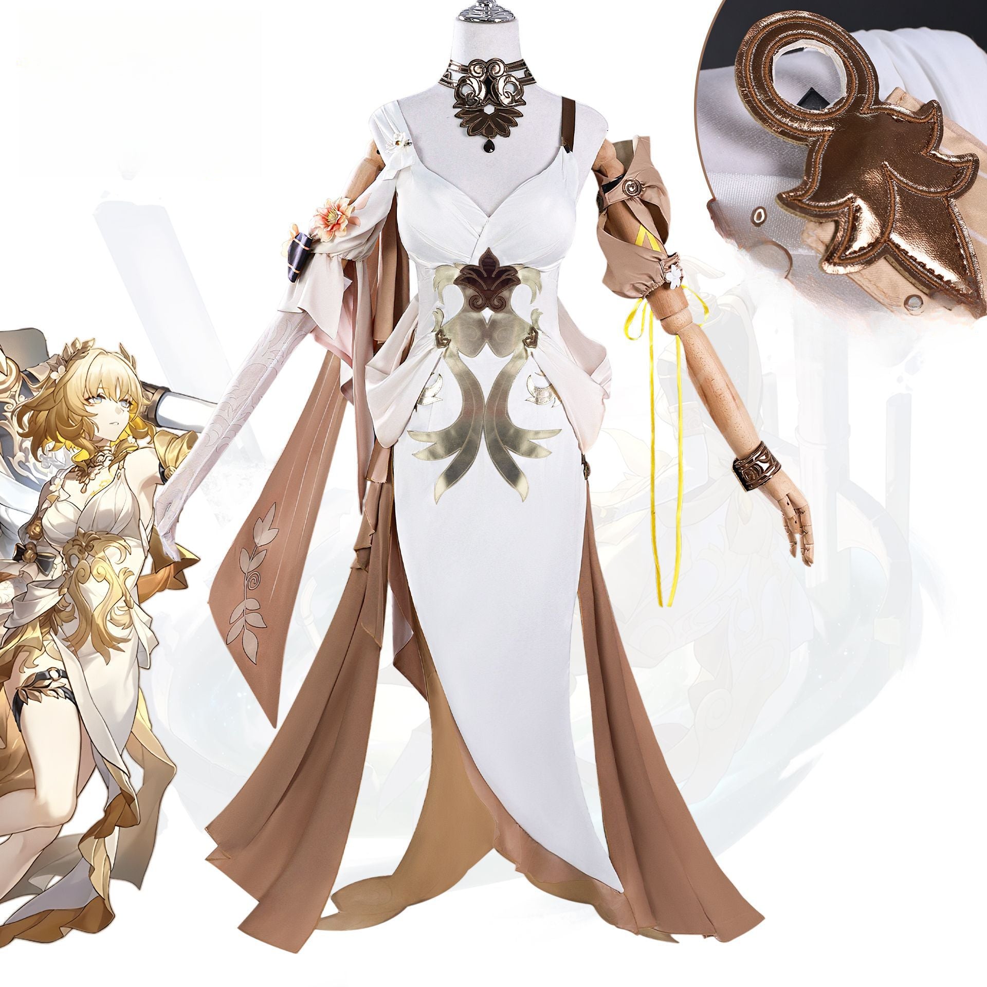 Monenjoy 崩壊スターレイル アグライア コスプレ衣装 オンパロス