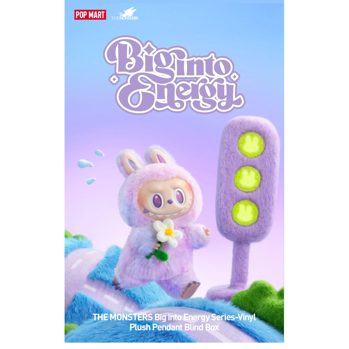 THE MONSTERS - Labubu V3 - Big Into Energy Vinyl Plush Pendant