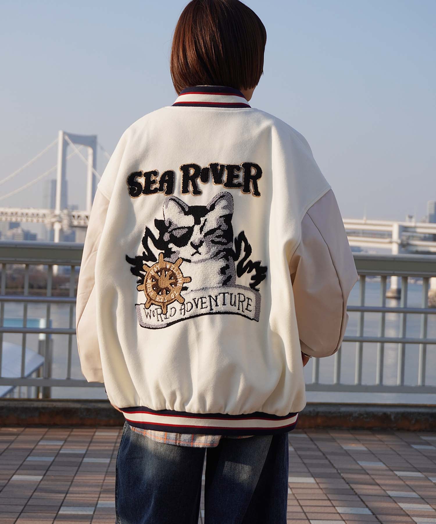 HOOK -original- サガラ刺繍ワッペンスタジャン – 《公式》moremore