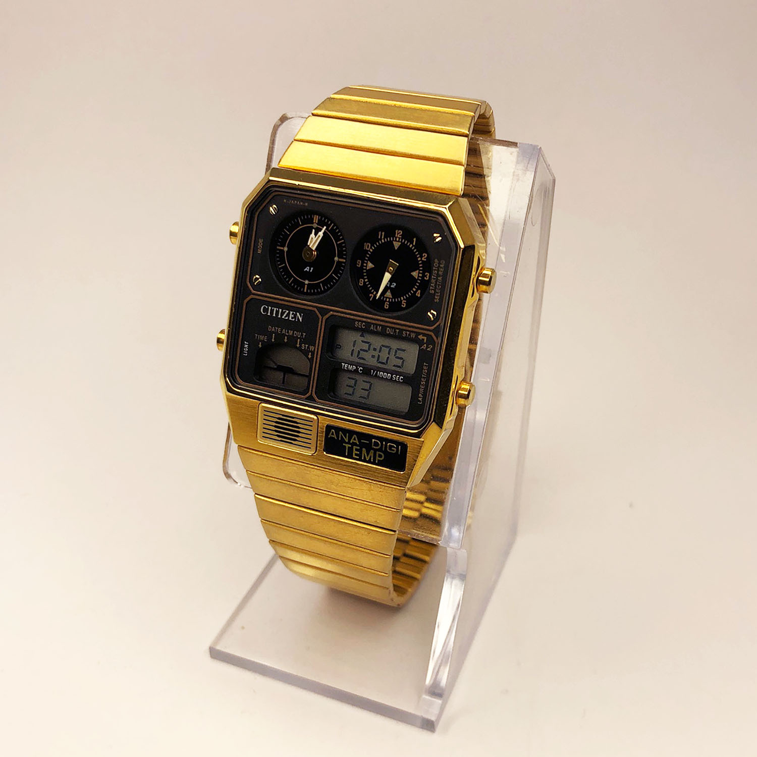 シチズン JG2103-72X アナデジテンプの電池交換