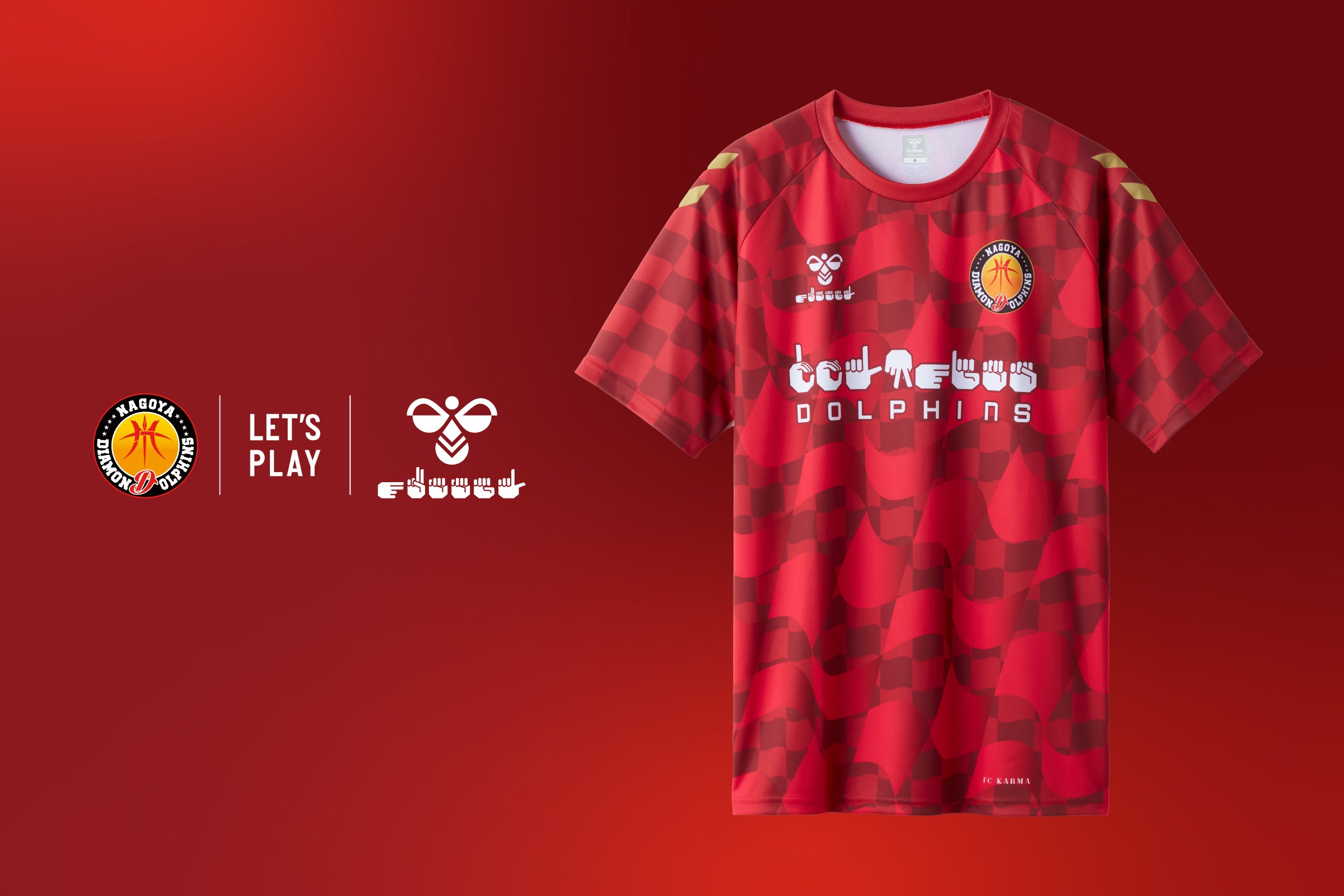 hummel×ドルフィンズ Bリーグ初！ホームゲームで手話シャツを選手が