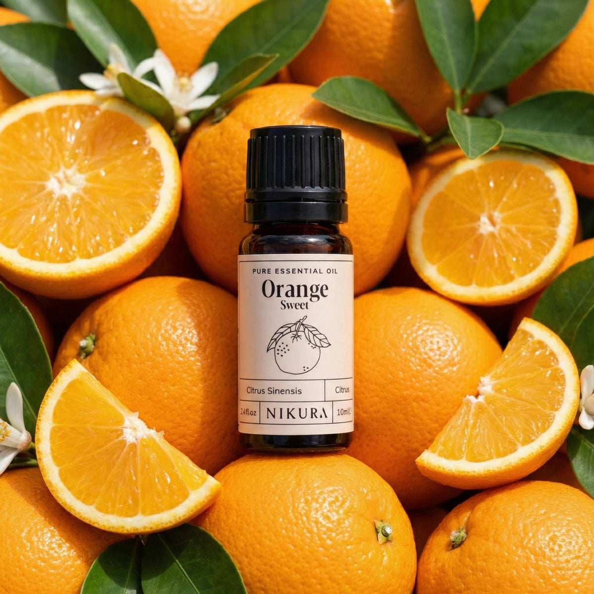 Sweet Orange Essential Oil | Nikura