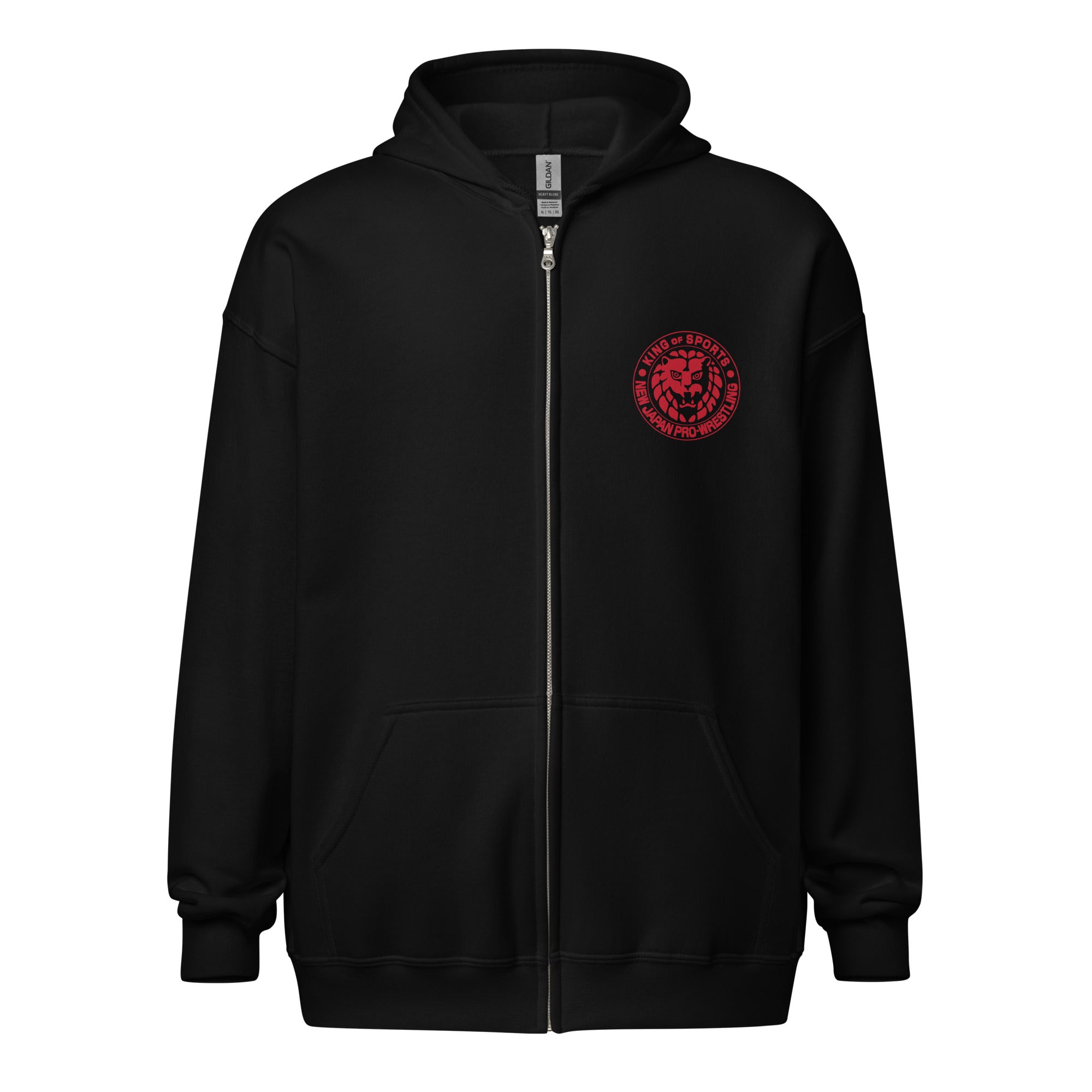NJPW - Lion Mark Zip Hoodie