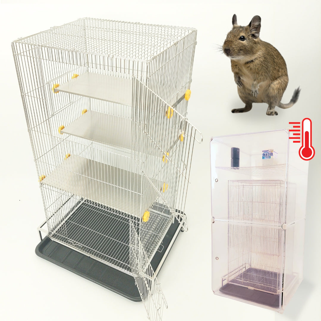 10秒掃除,デグーケージ】NOBISONステンレス10秒ケージ – のびデグ