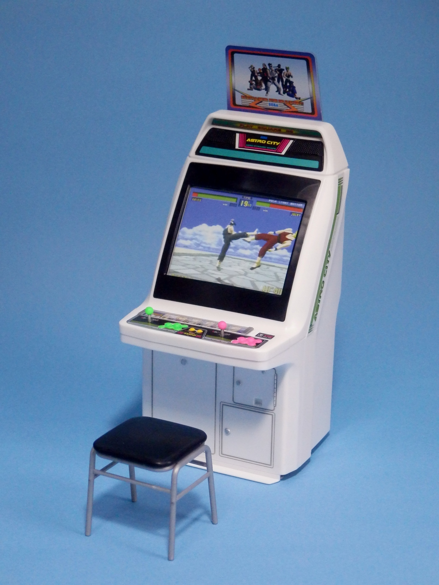 レビュー:WAVE 1/12 アストロシティ筐体 プラモデル(メモリアル