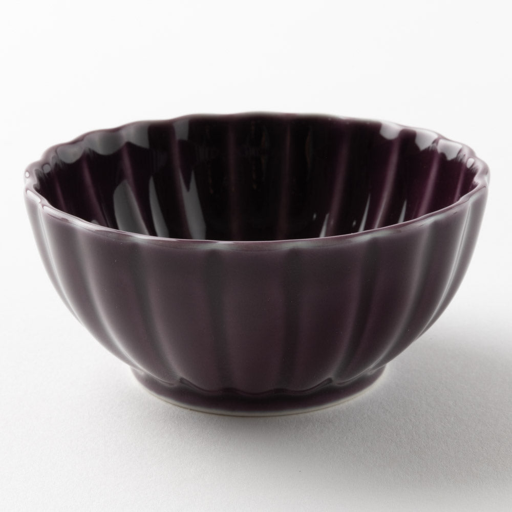 波佐見焼 和山窯 菊型小付(パープル) ¥770 大人の焼き物