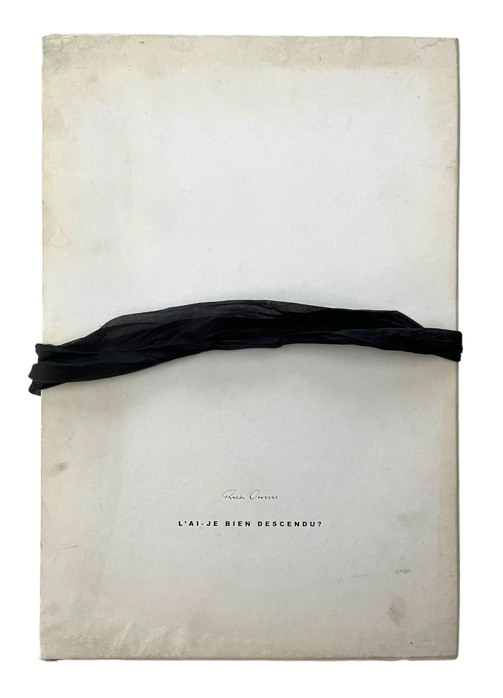 L'ai-Je Bien Descendu? - Rick Owens – Offbrand Library
