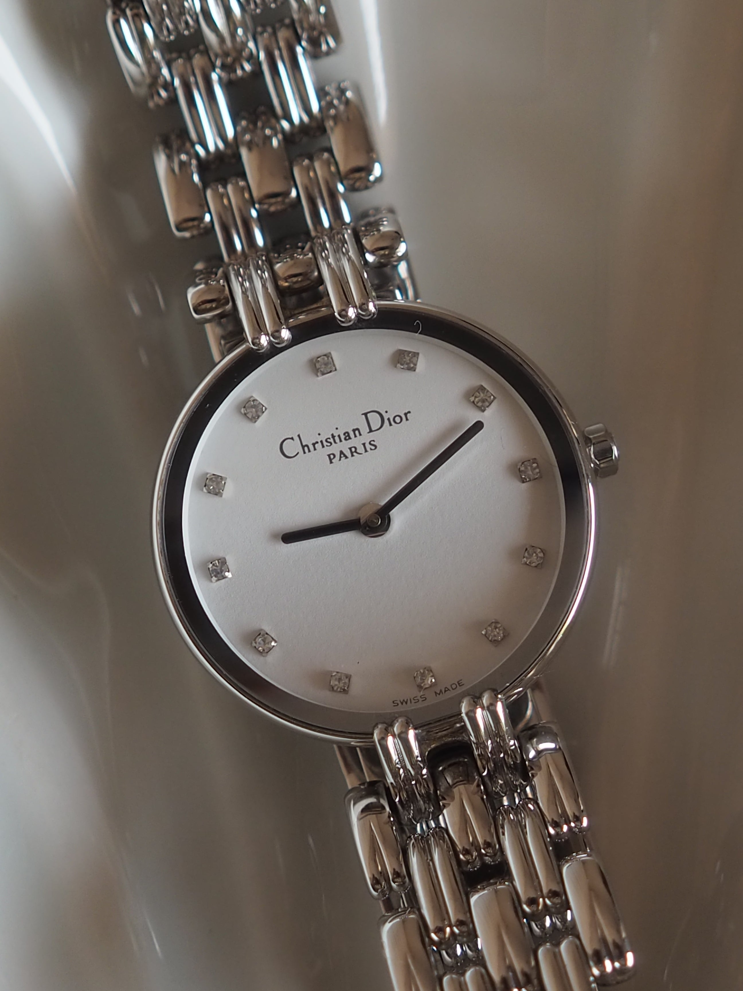 Christian Dior ディオール バギラ ウォッチ 腕時計 シルバー ヴィンテージ
