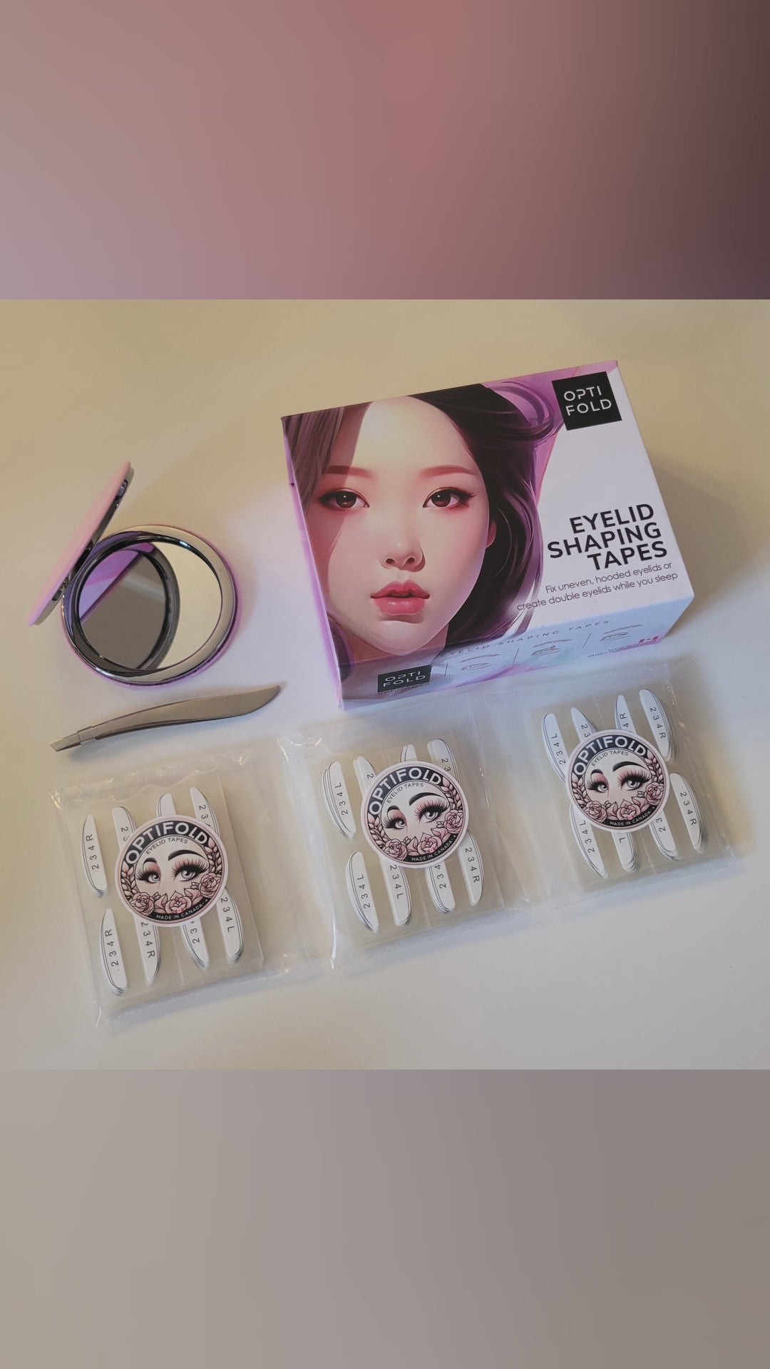Optifold EyelidShaping™ Tapes (Standard Pack) + – OPTIFOLD