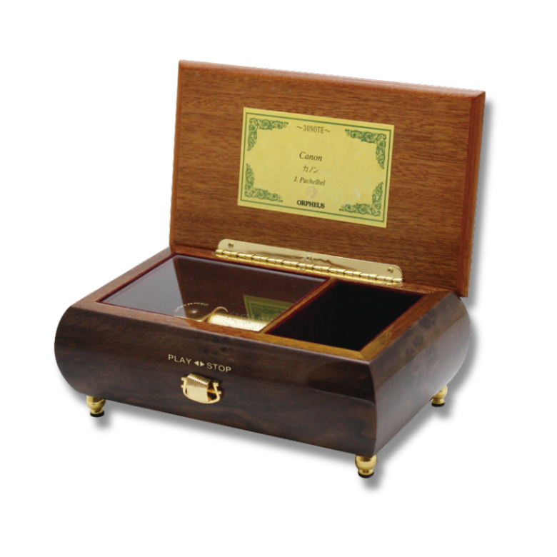 曲が選べる・誕生日に人気】【EX157I】30弁 ORPHEUS 突板仕上げ