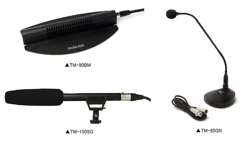 TASCAM、ネット配信向けマイク2製品。デジカメ動画用ショット