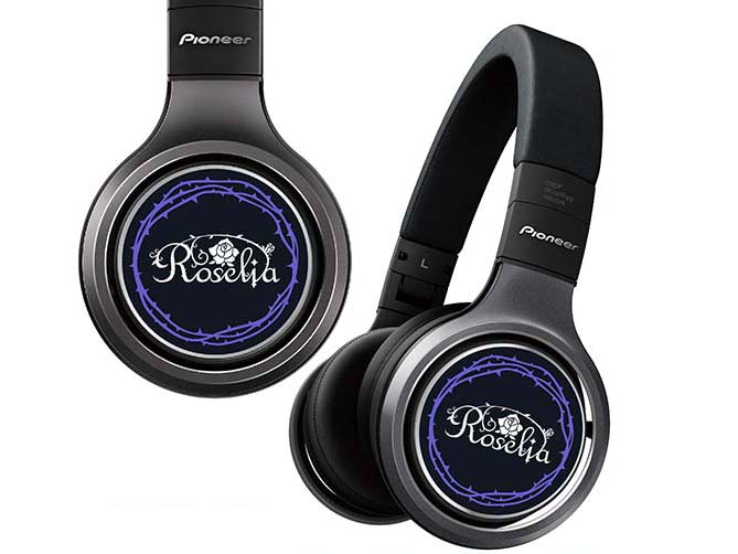 バンドリ!」オリジナルバンドのRoseliaヘッドフォン。パイオニアと