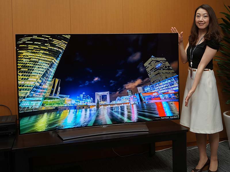 65型4K有機ELテレビ登場。LG OLED TV「65EG9600」は実売100万円 - AV Watch