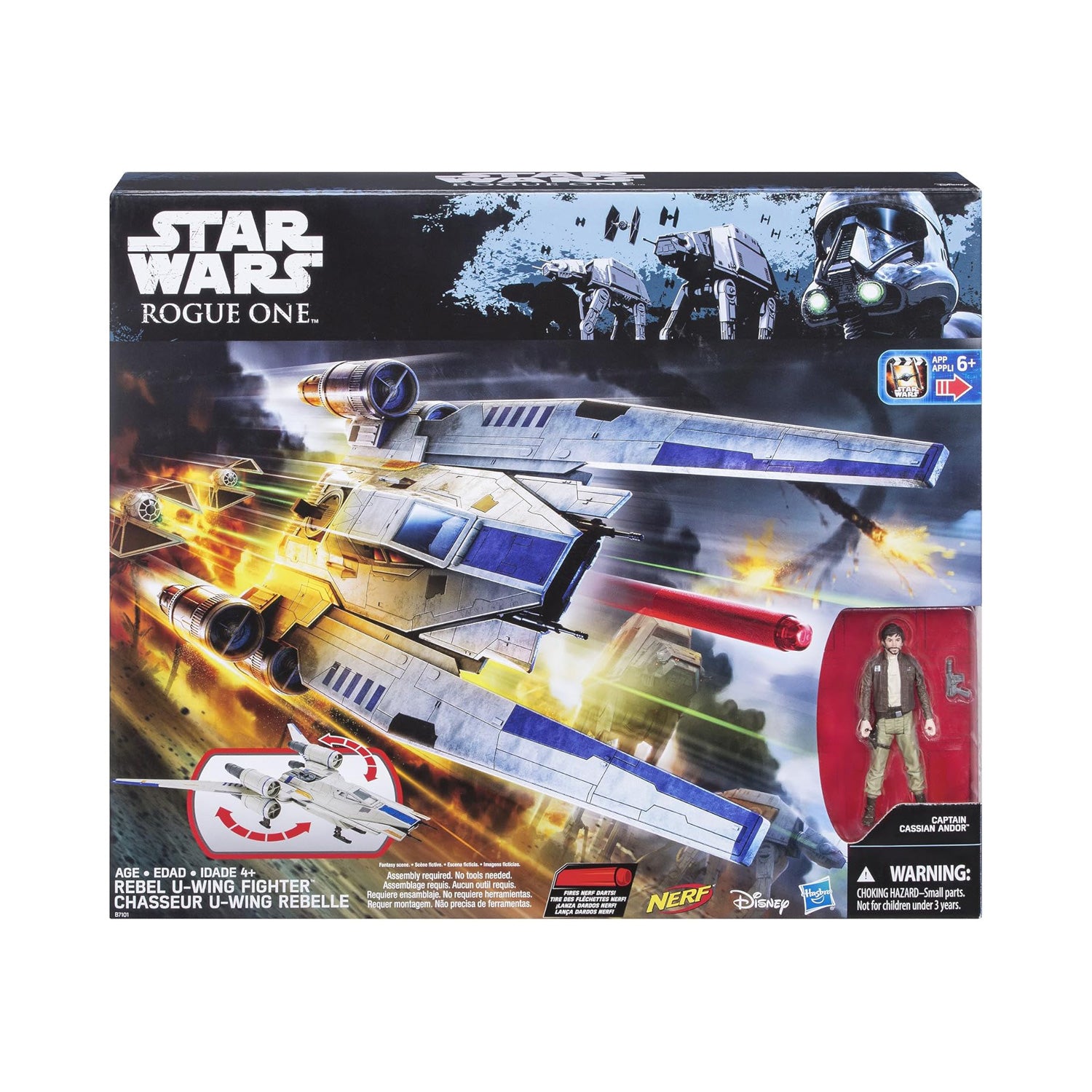 Star Wars: Rogue One Rebel U-Wing Fighter 3.75-Inch Scale Vehicle