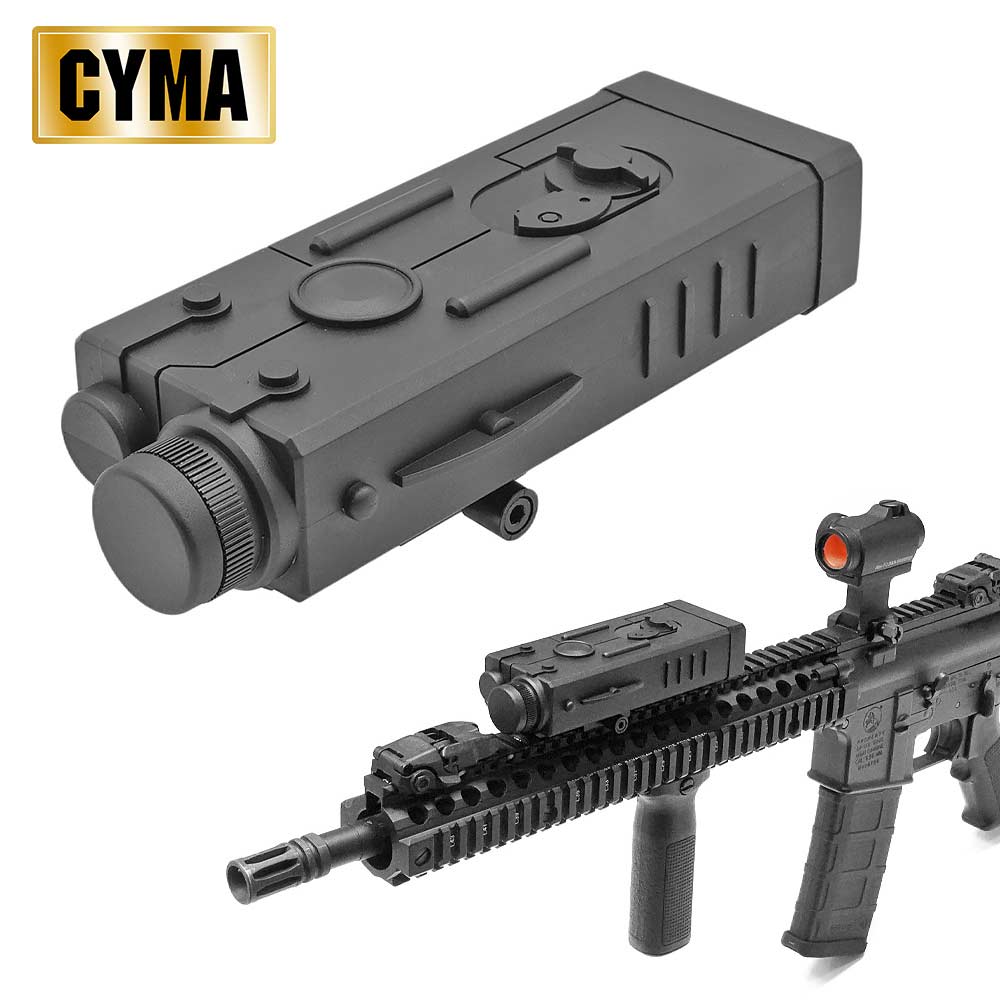 CYMA 製 】 20mmレイル 対応 PEQ-2タイプ バッテリーケース 樹脂製