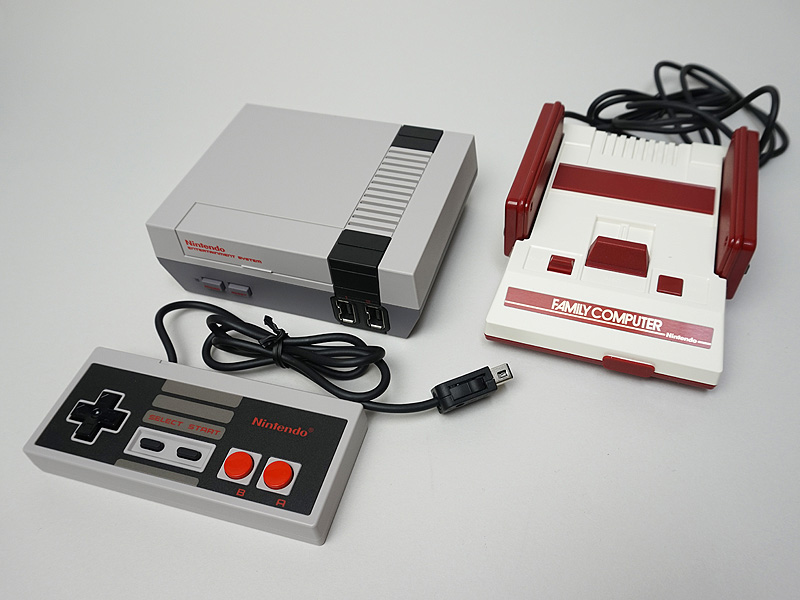ミニファミコン」の国内版と海外版を比較してみた （取材中に見つけた