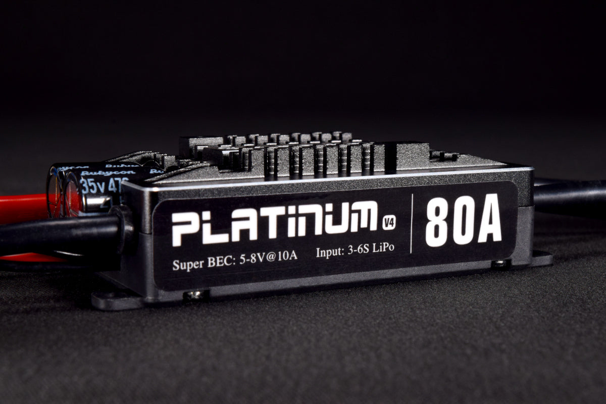 HobbyWing Platinum 80A ESC V4 – Aloft Hobbies