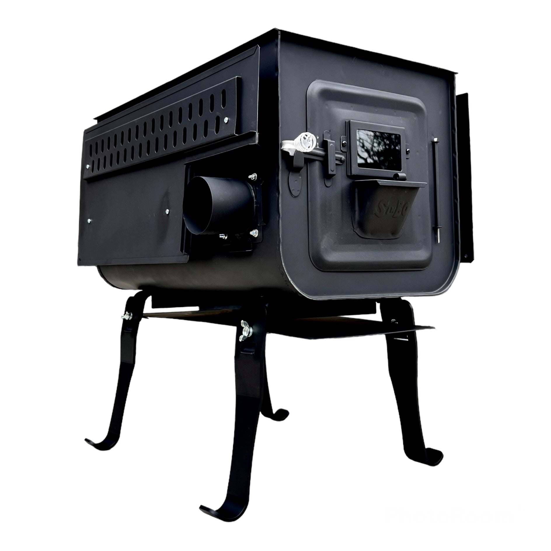 新保製作所別注薪ストーブ＃01 「SINBO」×「AMBER」のコラボで誕生した