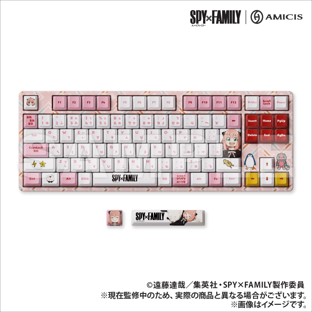 SPY×FAMILY｜AMICIS ゲーミングキーボード 日本語配列 TKL