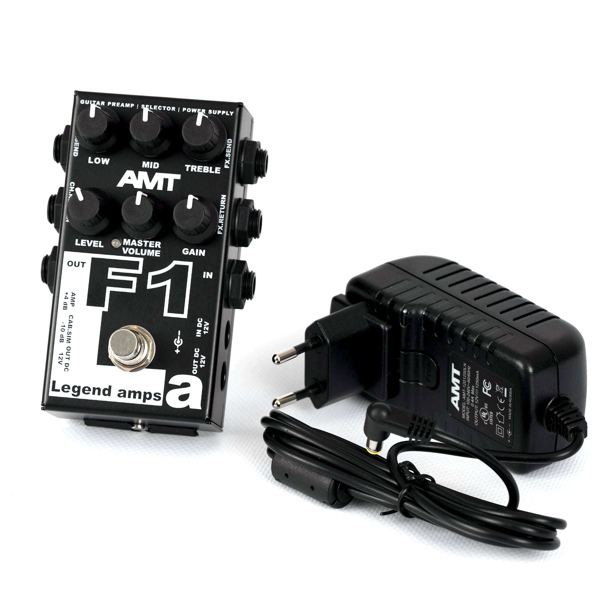 AMT F1 — JFET guitar preamp (1 channel) Fender Twin (+ power