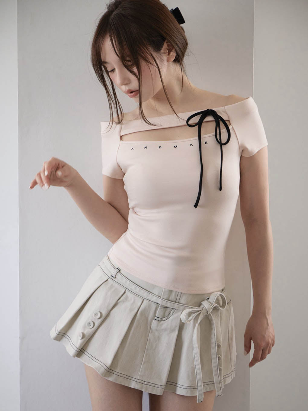 ANDMARY】Dada ribbon tops
