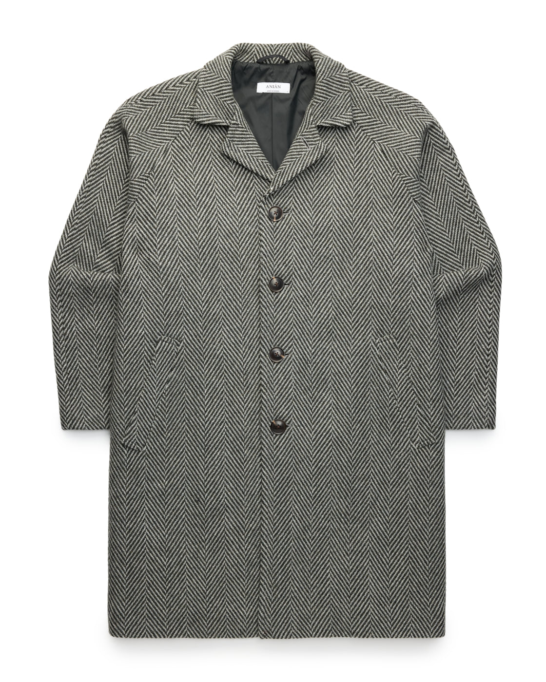 ANIÁN | The NW Herringbone | Wool Coat | Made in Canada