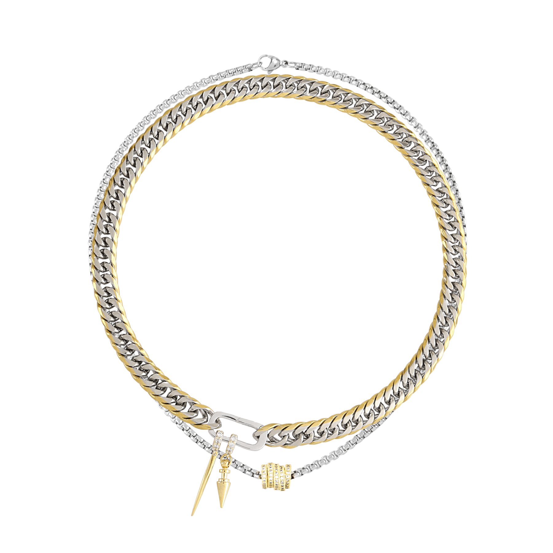 Just Click Nut Layered Necklace Set– Artizan Joyeria