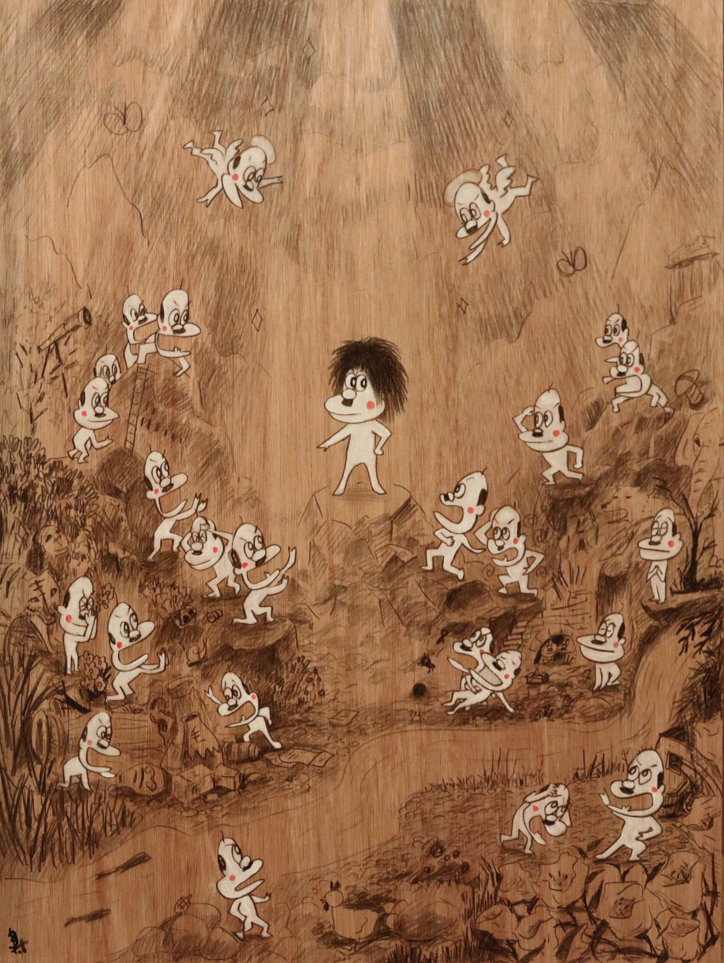 しりあがり寿展 「オヤジ全開-OYAJI FULL OPEN-」IN名古屋 – Aichi Art