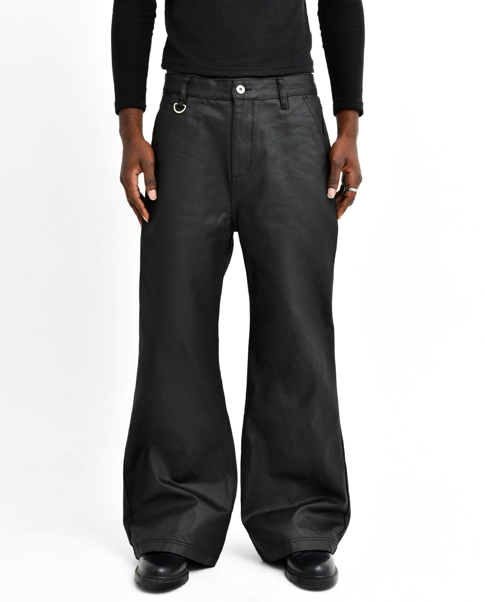 Stacked Oil Coating Pants – A$APMODE