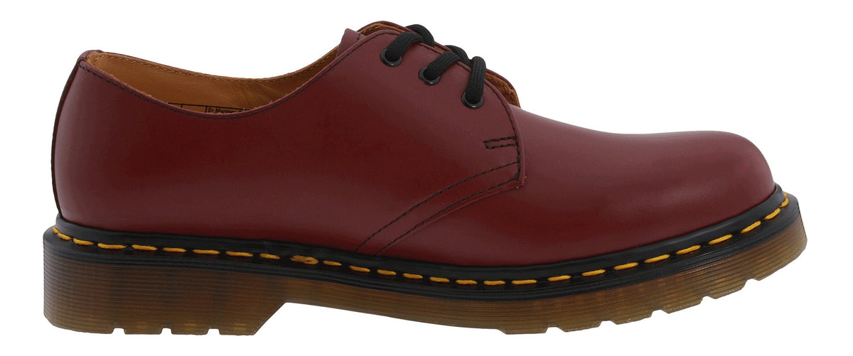 Dr. Martens 1461 Smooth Leather Low Top Cherry Red – Baggins Shoes