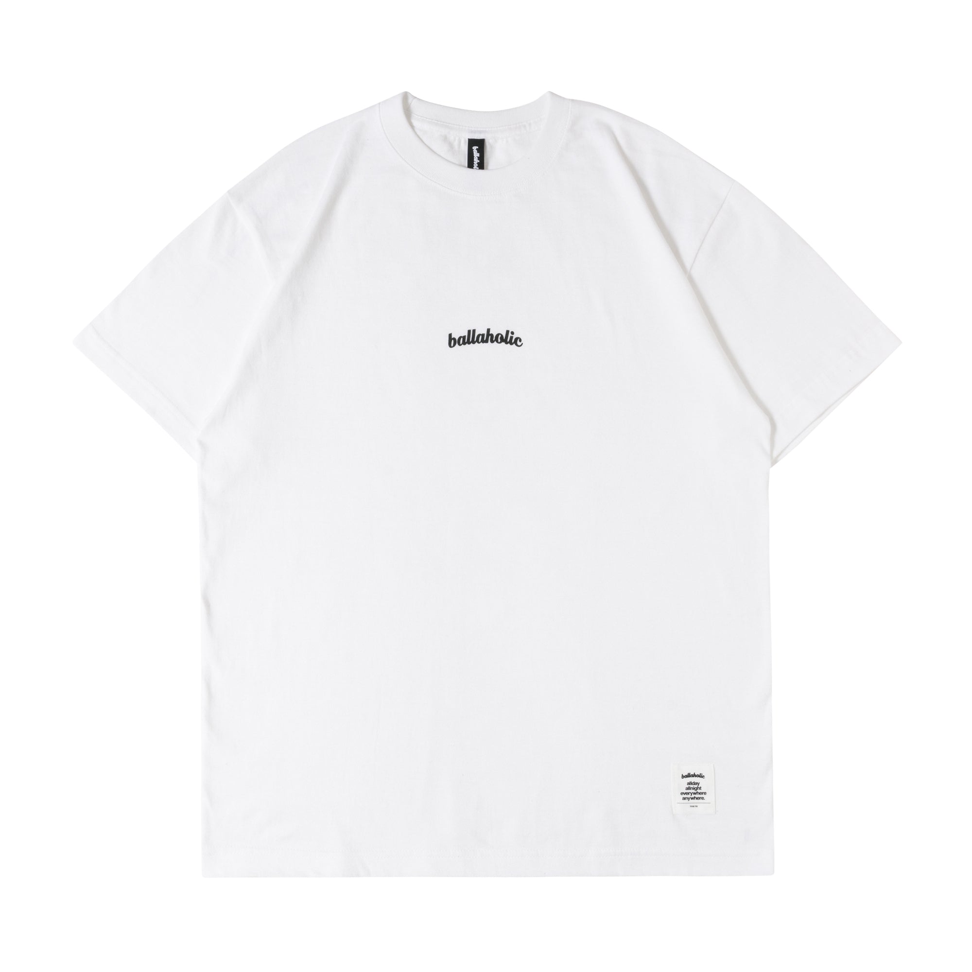 Small Logo Tee (white/black) – ballaholicオンラインショップ
