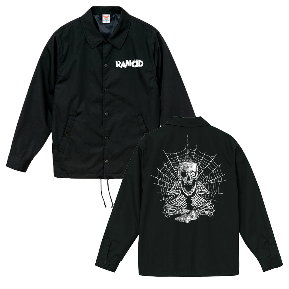 Rancid -Spiderweb coach jacket | bandstore.jp