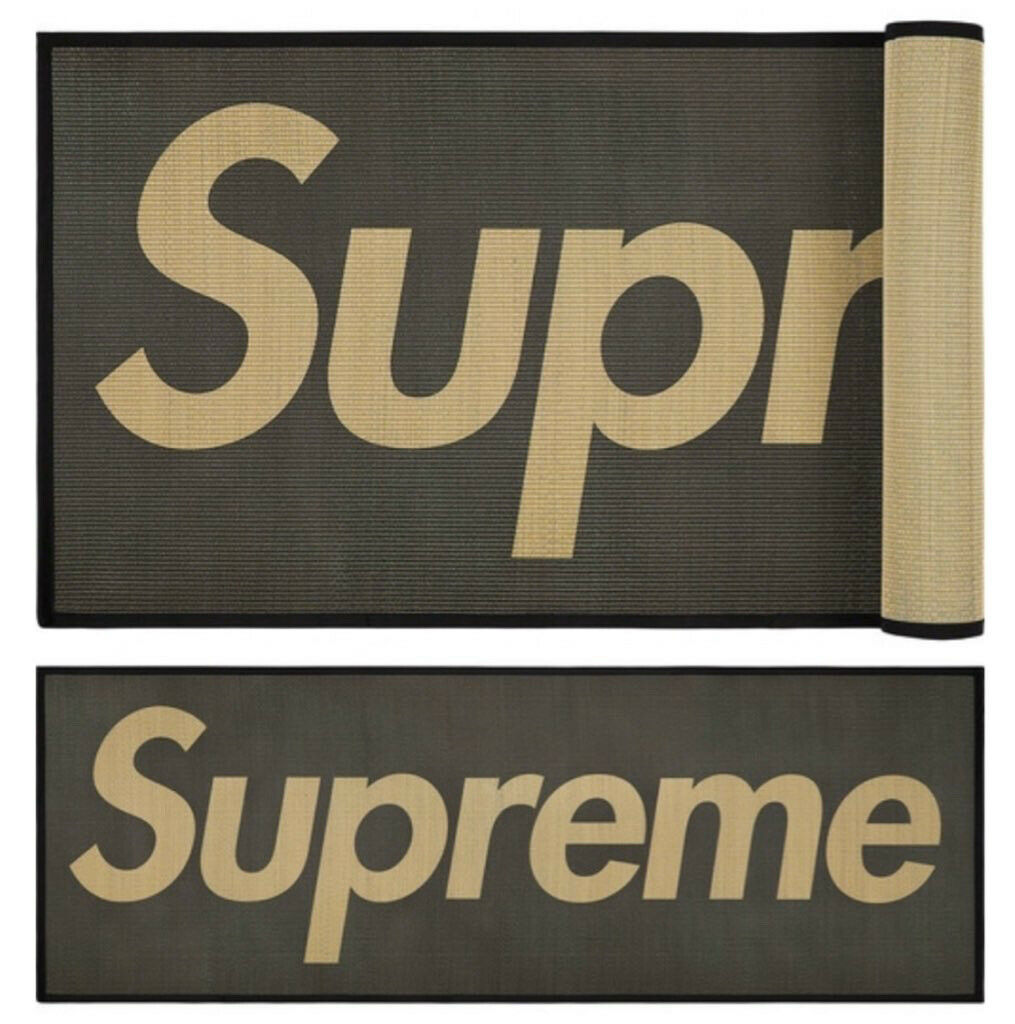 アクセサリー supreme woven straw mat black アクセサリー supreme