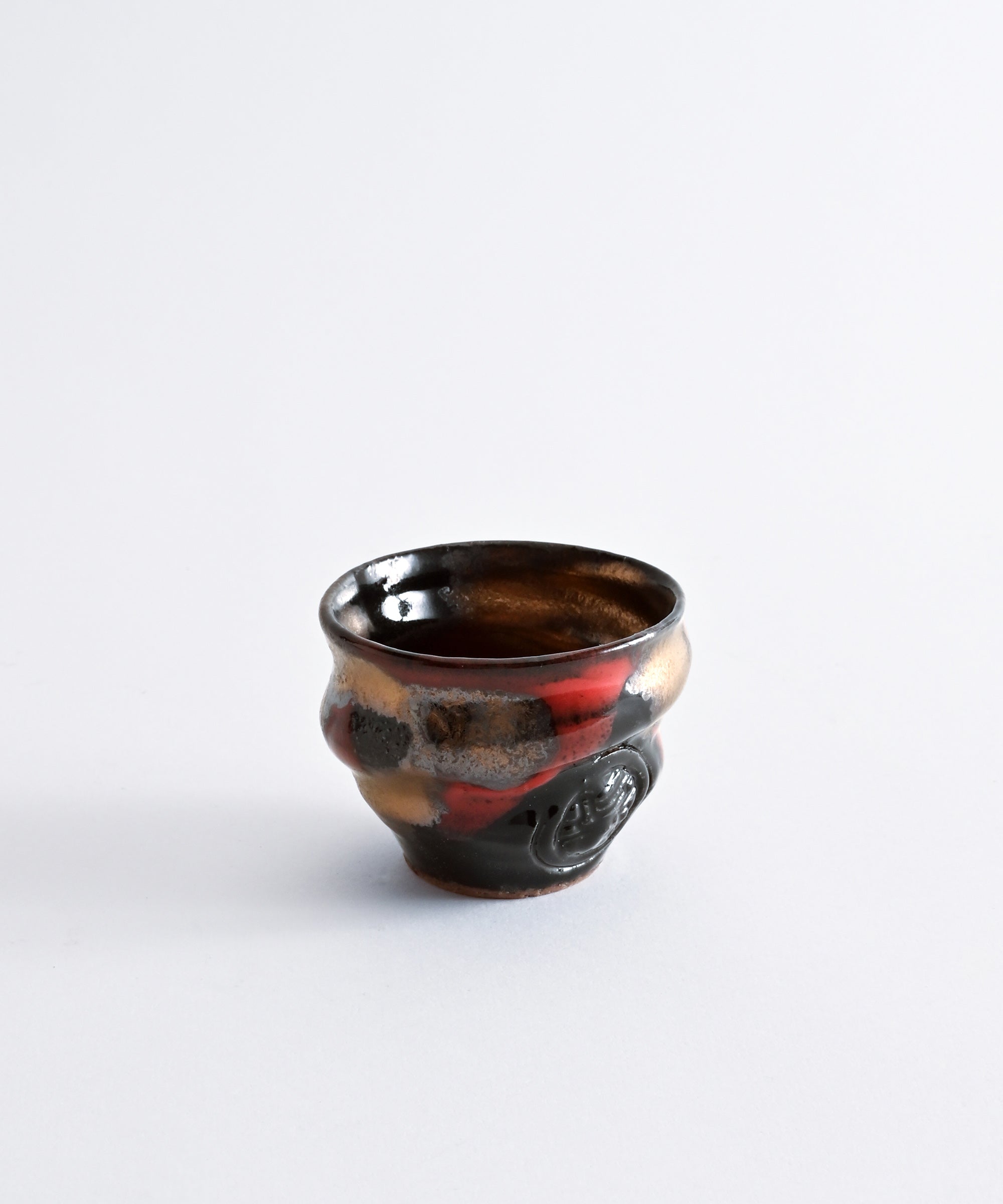 花魁 おいらん 御猪口おちょこ 江戸時代 骨董品 花魁 おいらん 御猪口