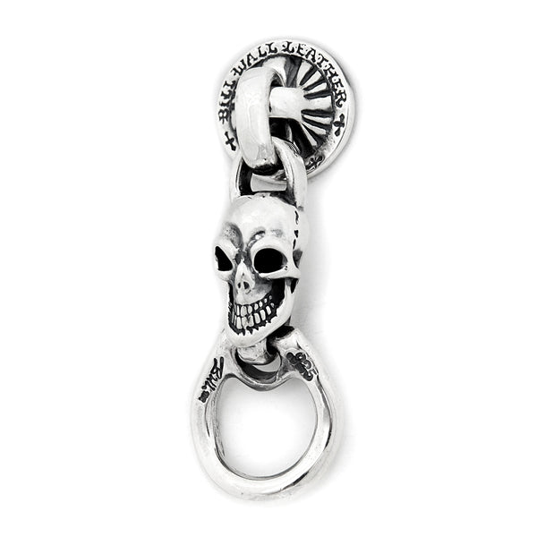 Wallet Ring - Vintage Skull - Bill Wall Leather Inc.