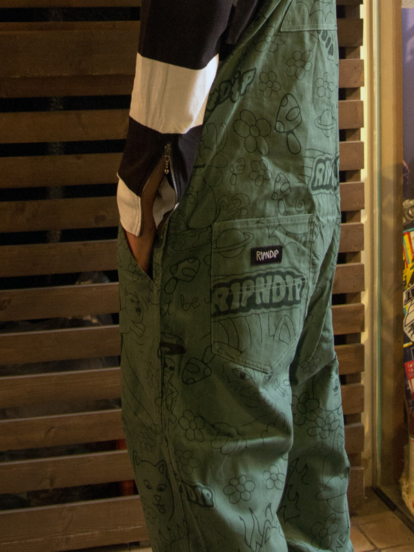 RIPNDIPデニムオーバーオール 楽天市場】ripndip（オーバーオール