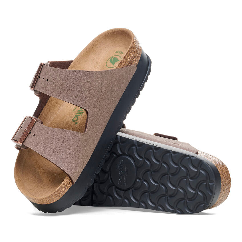 Women's Arizona Flex Platform Mocha Vegan Birko-Flor – Birkenstock