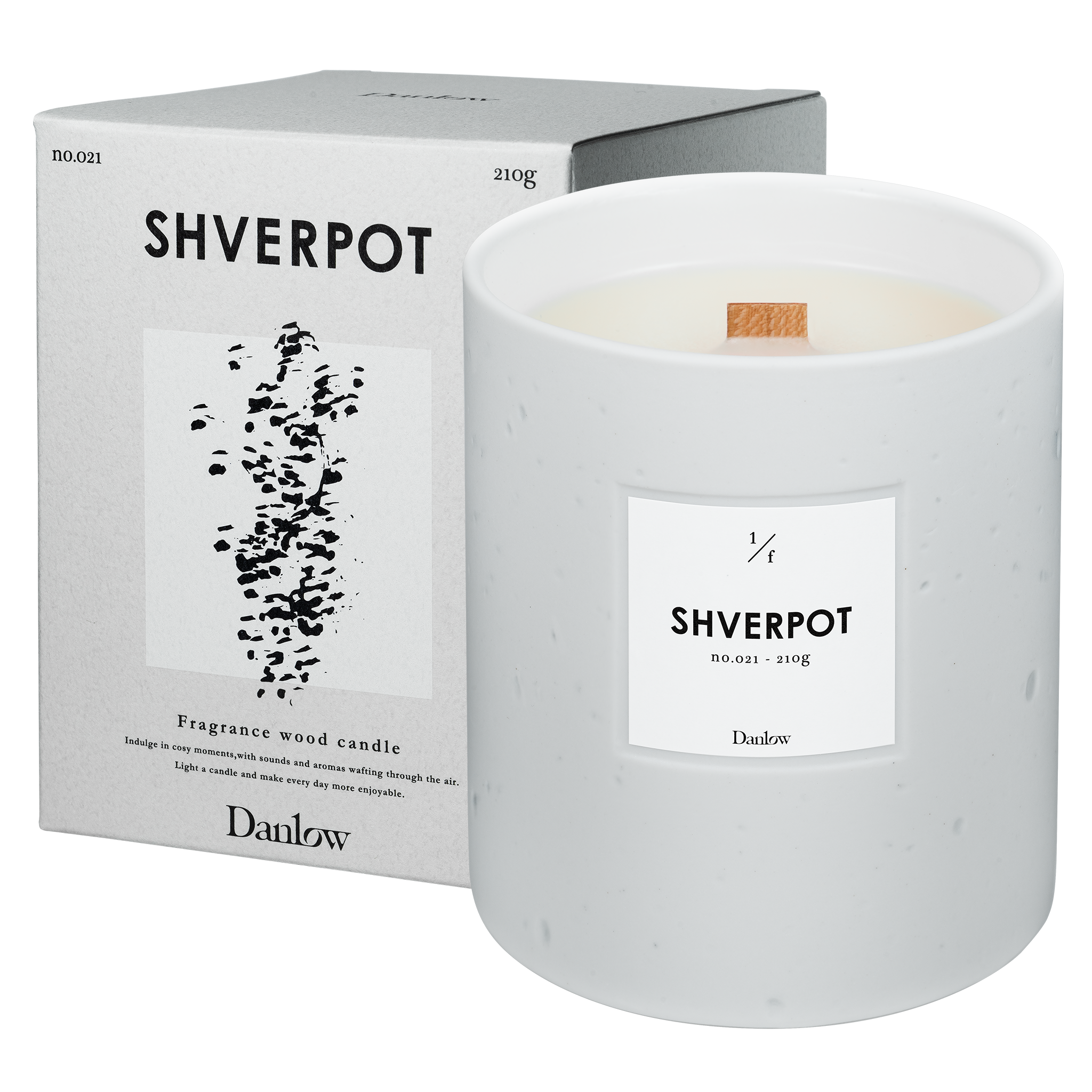 Danlow （ダンロウ）フレグランスウッドキャンドル - SHVERPOT（シュ