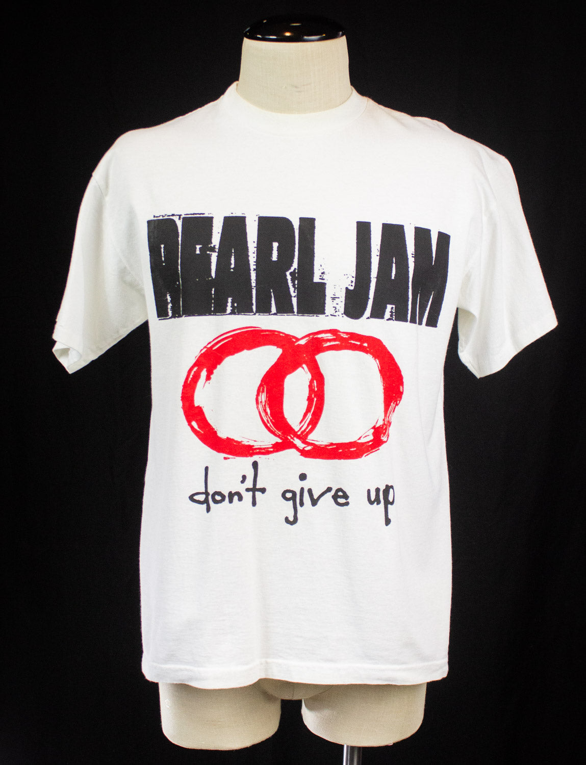 Vintage Pearl Jam Don't Give Up Concert T Shirt 1992 White Large