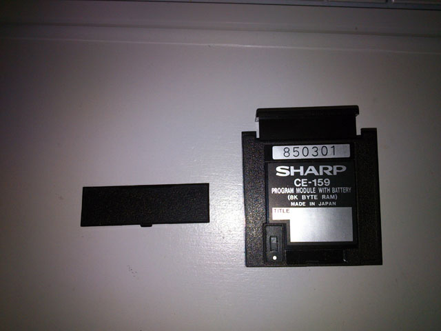 PC-1500/1501対応のメモリモジュール | Kyoro's Room Blog