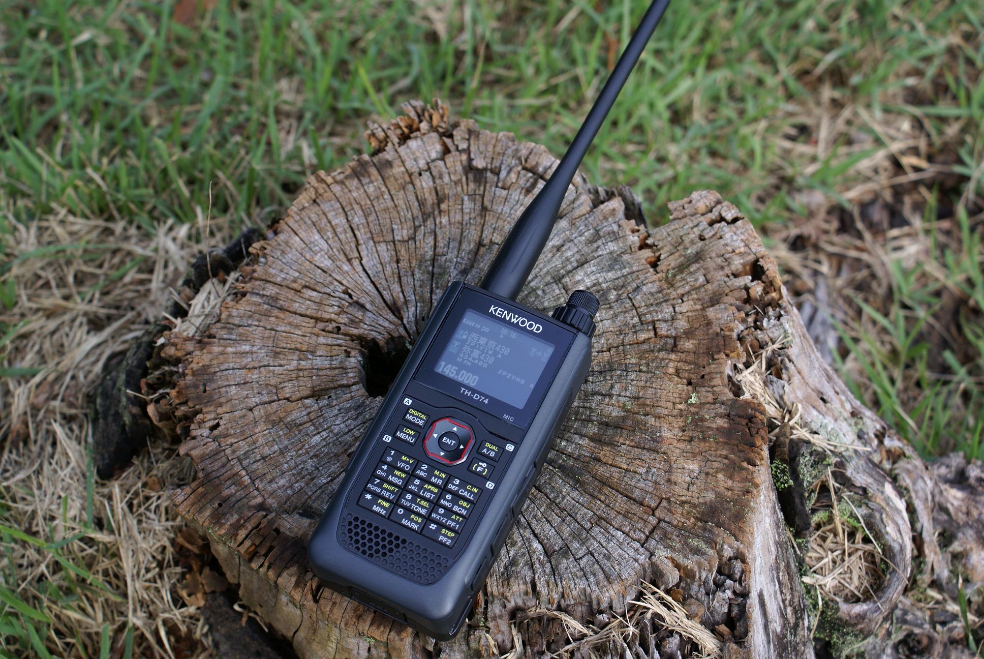 KENWOOD TH-D74 D-STAR&APRS搭載の多機能ハンディ機レポート