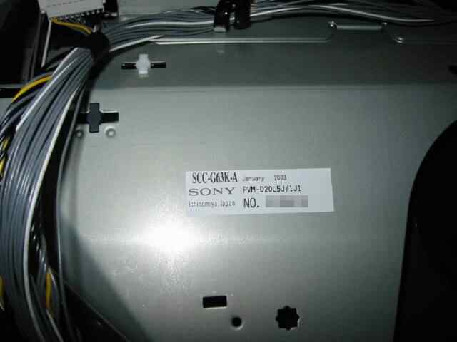 SONY 業務用マルチフォーマットビデオモニター PVM－D20L5J型